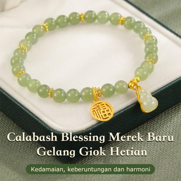 Calabash Blessing Merek Baru Gelang Giok..