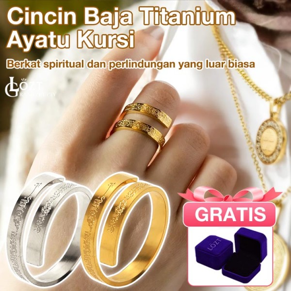 Cincin Baja Titanium Ayatu Kursi..